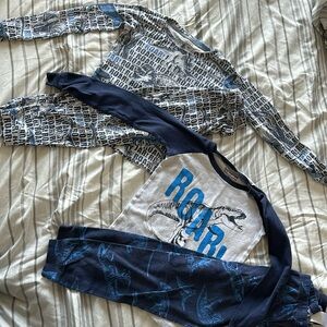 Boys 4T Long Sleeve Long Pants Cotton Pajamas